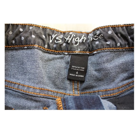 VS London Jeans Raw Hem Denim Shorts (339)🦋 - Picture 2 of 3